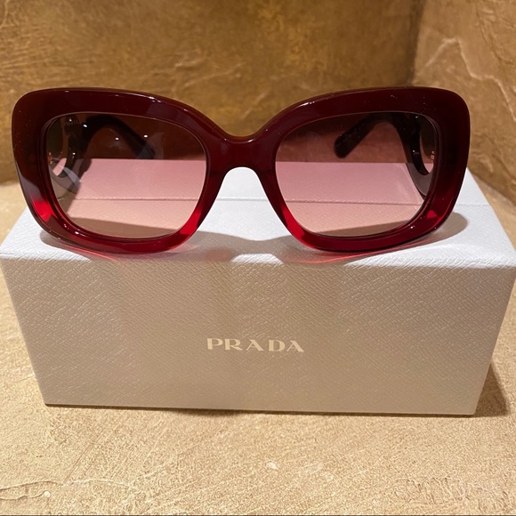 Prada Accessories - PRADA ladies mini baroque sunglasses in brown